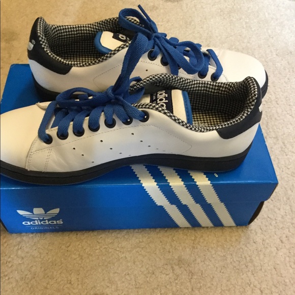 Adidas Stan Smith 2 Lea size 8 men’s worn once - Picture 6 of 8